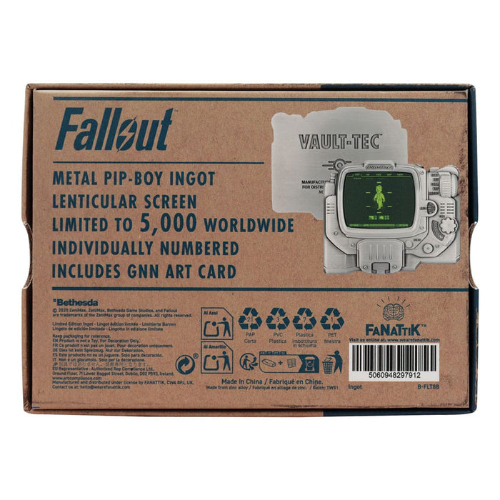 Fallout Pip-Boy Metalen Baar (gelimiteerd, 5.000 stuks)