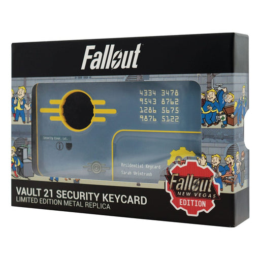 Réplica de la tarjeta llave de la Vault 21 de Fallout New Vegas (Limited Edition)