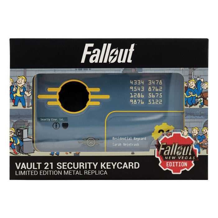 Fallout New Vegas Vault-21-Keycard Replik (Limited Edition)