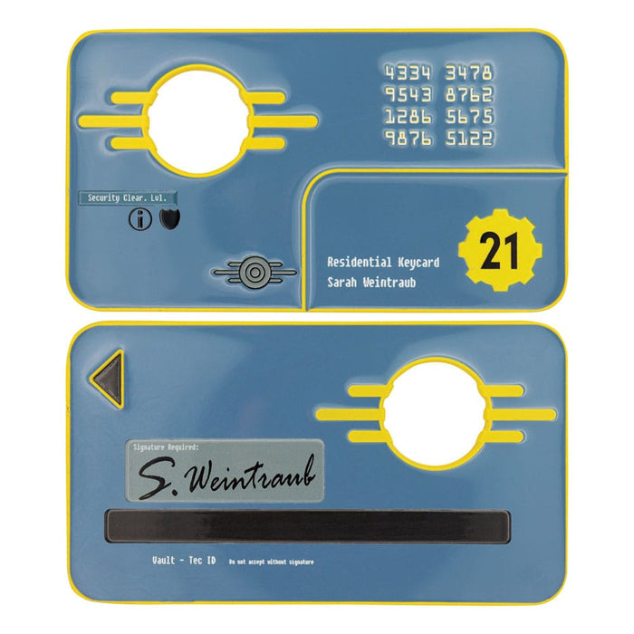 Fallout New Vegas Vault-21-Keycard Replik (Limited Edition)