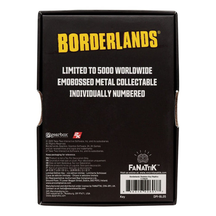 Réplica Borderlands Llave Dorada
