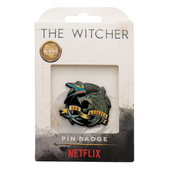 The Witcher Spilla Testa di Lupo