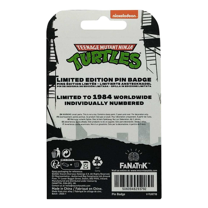 Teenage Mutant Ninja Turtles Pin Limited 40th Anniversary Edition