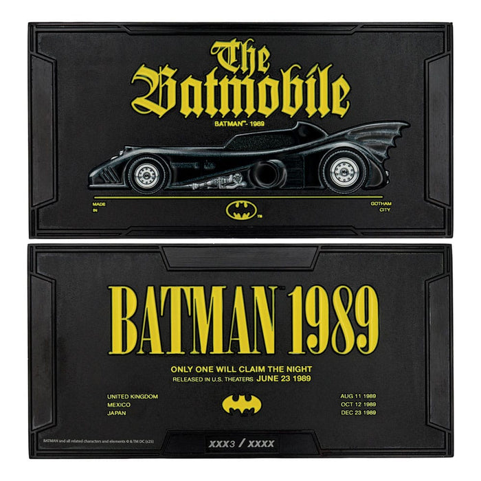 Batman Metal Ingot Batmobile 1989 (Limited Edition)