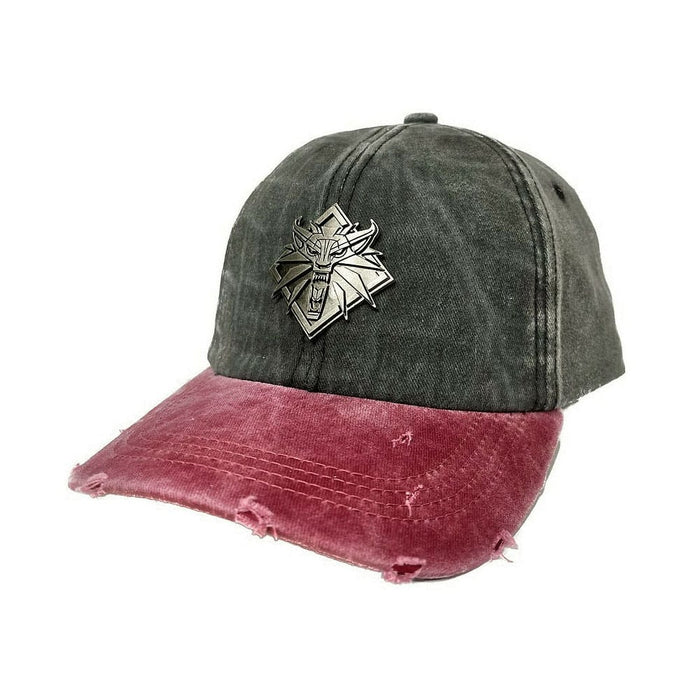 The Witcher III Gorra Medallón del Lobo Vintage