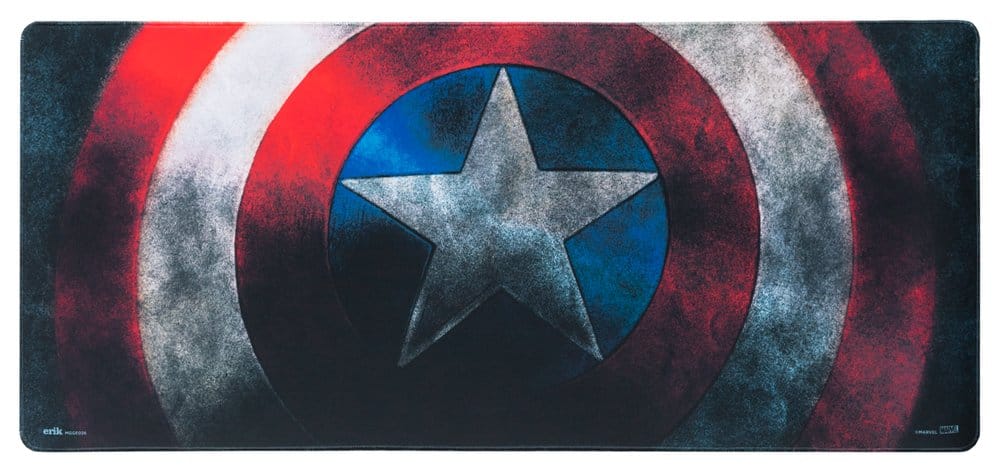 Tappetino per mouse XL Captain America scudo