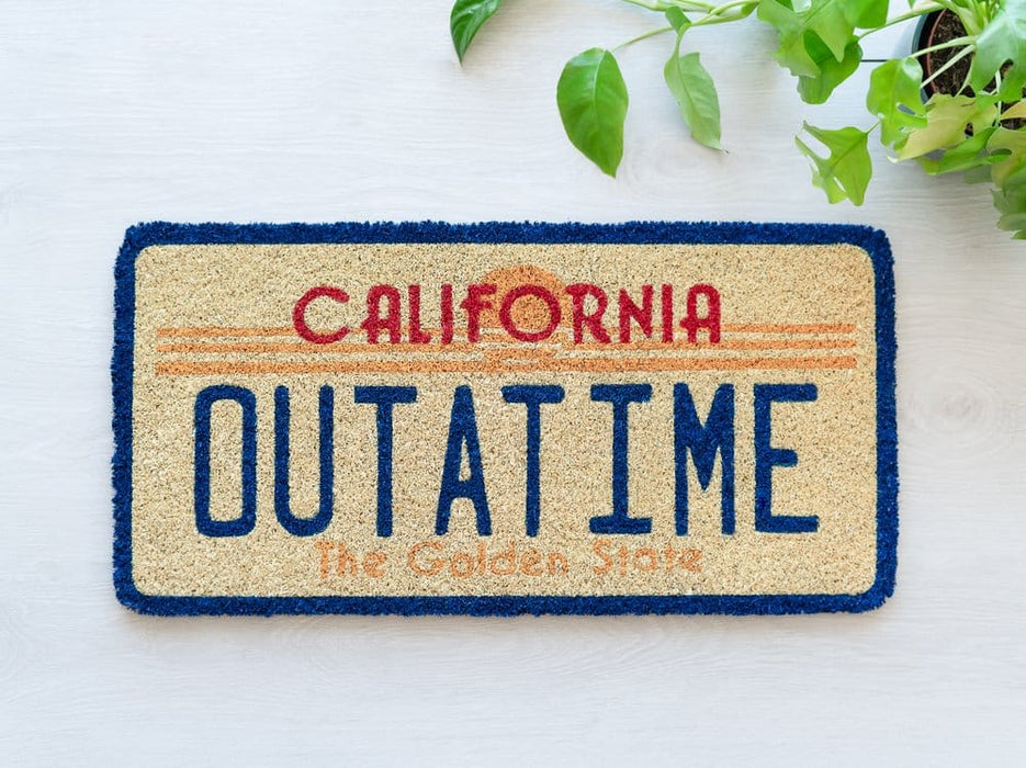 Zurück in die Zukunft Fußmatte OUTATIME