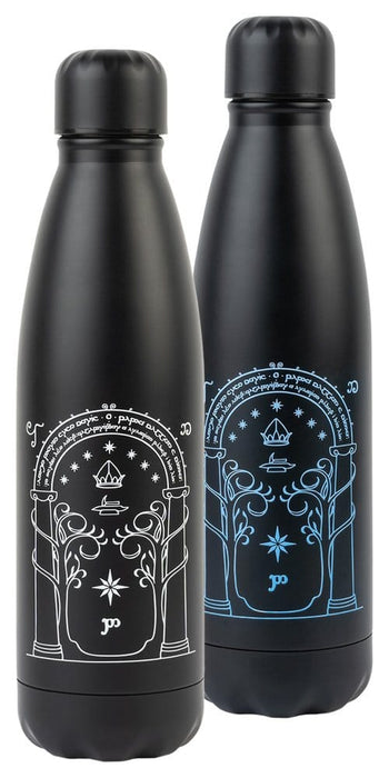 Botella de metal El Señor de los Anillos Puerta de Moria con cambio de color
