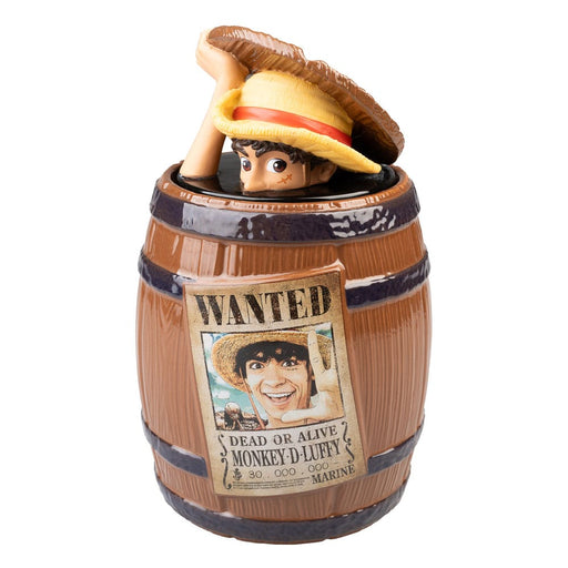 One Piece Barrel Cookie Jar Monkey D. Luffy (Wanted)