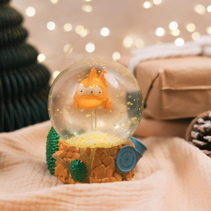 Simpsons Schneekugel mit Blinky, dem dreiäugigen Fisch