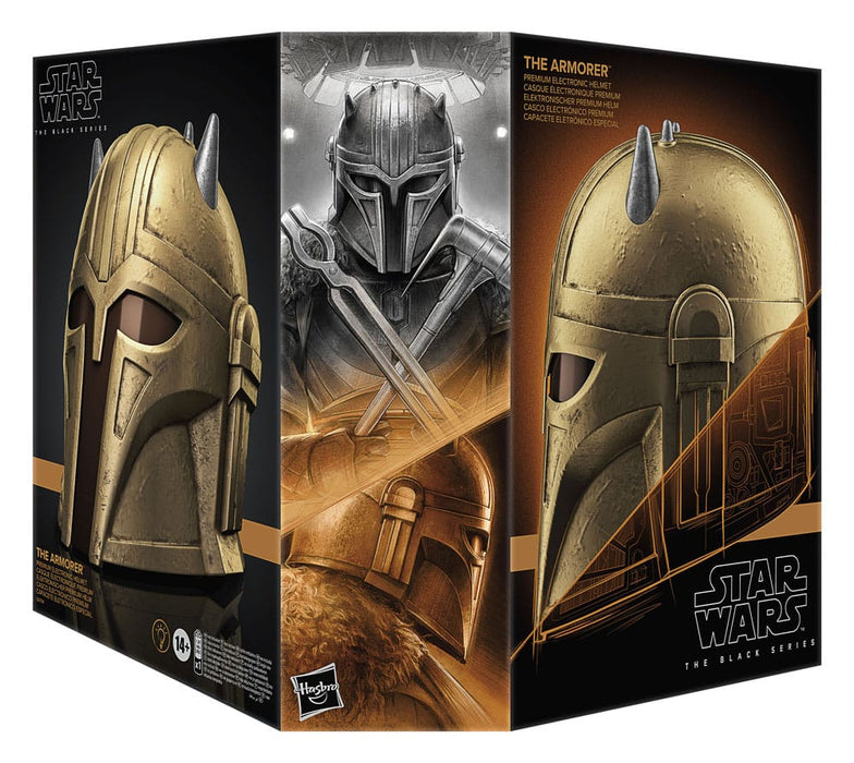 Helmet of The Armorer from The Mandalorian