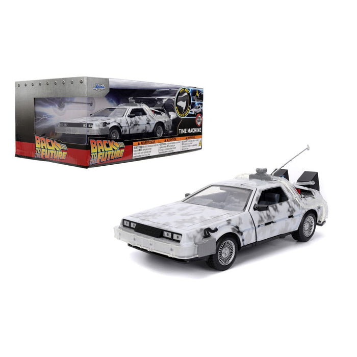 Zurück in die Zukunft DeLorean Modellauto (Frost-Edition)