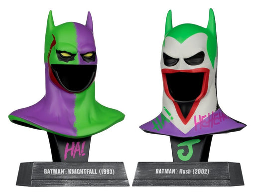 Batman Mask Replicas Knightfall and Hush in Joker Style