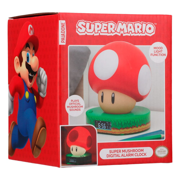Super Mario Super Mushroom digital alarm clock