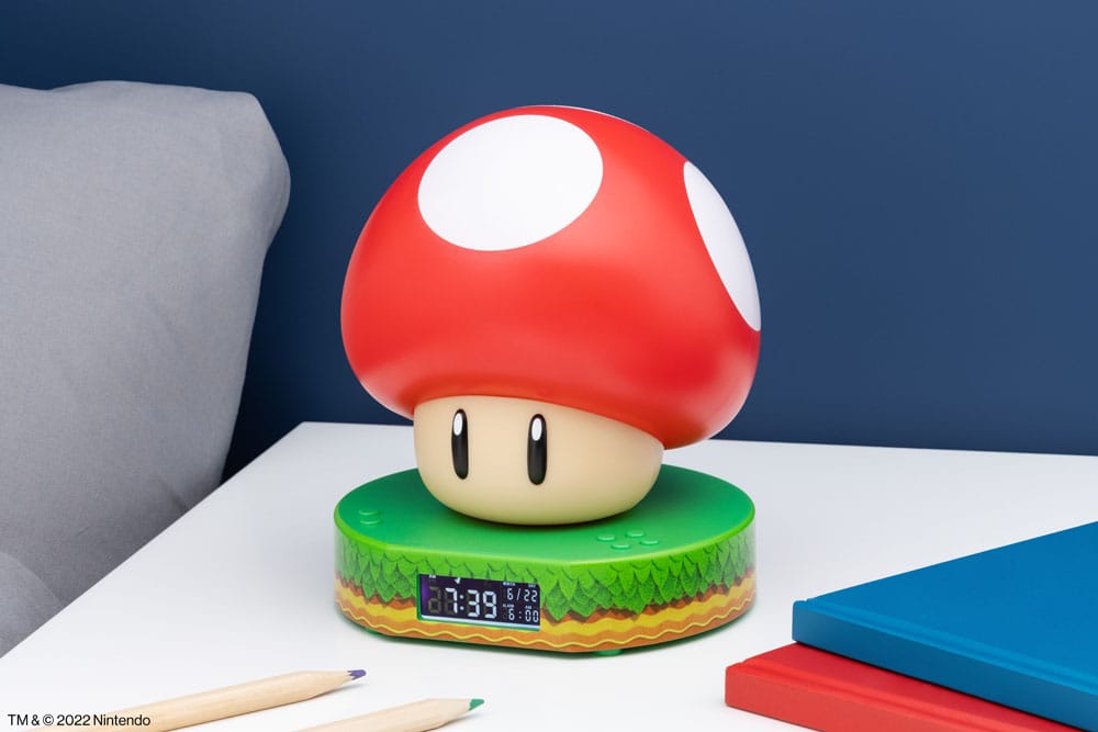Super Mario Super Mushroom digital alarm clock