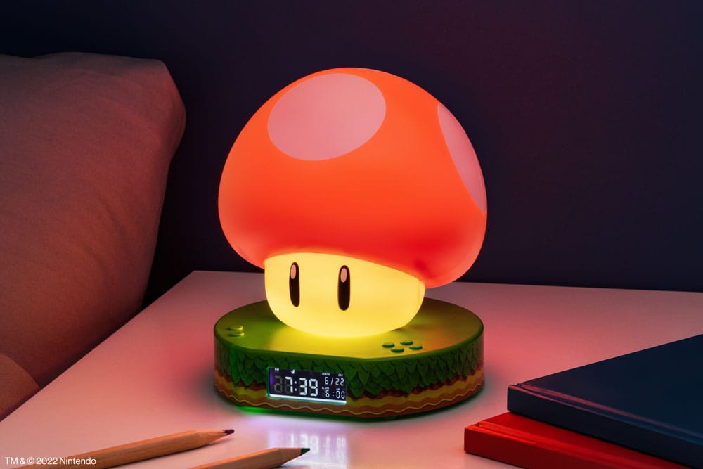 Super Mario Super Mushroom digital alarm clock
