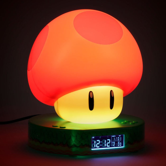 Super Mario Super Mushroom digital alarm clock