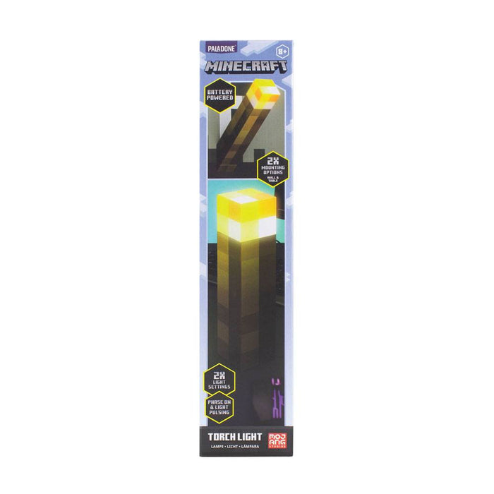 Lámpara antorcha de Minecraft (para mesa y pared)