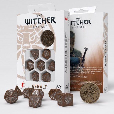 The Witcher Dice Set Geralt (Roach's Companion)
