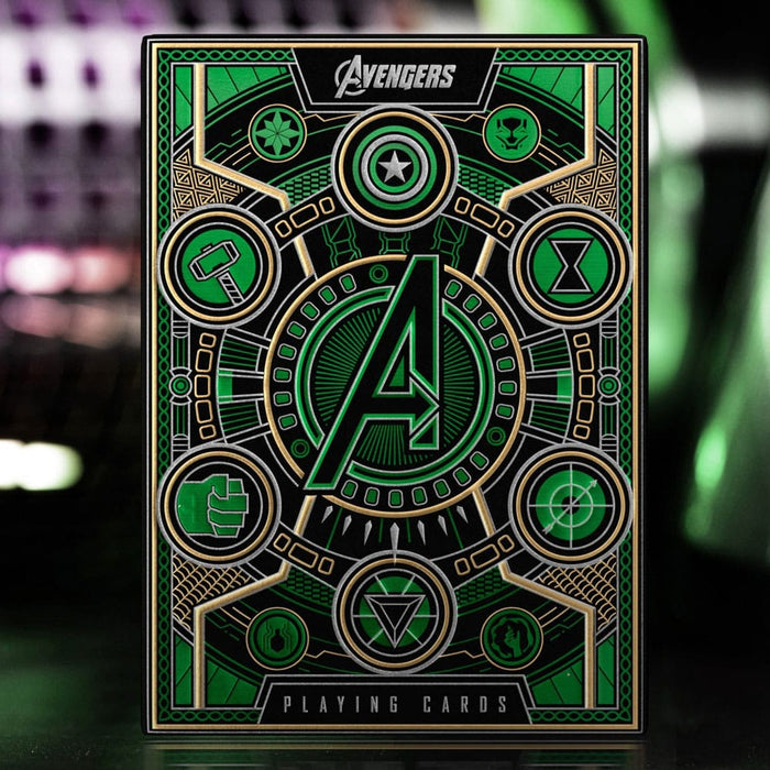 Avengers Spielkarten The Infinity Saga Grün