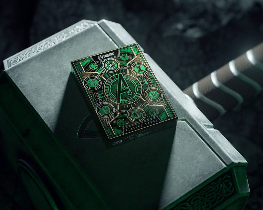 Avengers Spielkarten The Infinity Saga Grün