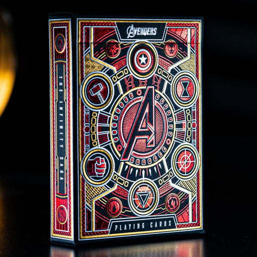 Avengers Infinity Saga speelkaarten rood