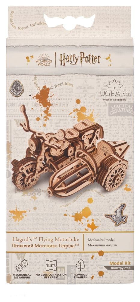 Harry Potter Holzbausatz Hagrids fliegendes Motorrad