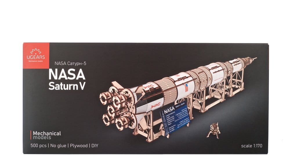Kit de maqueta de madera NASA Saturn V