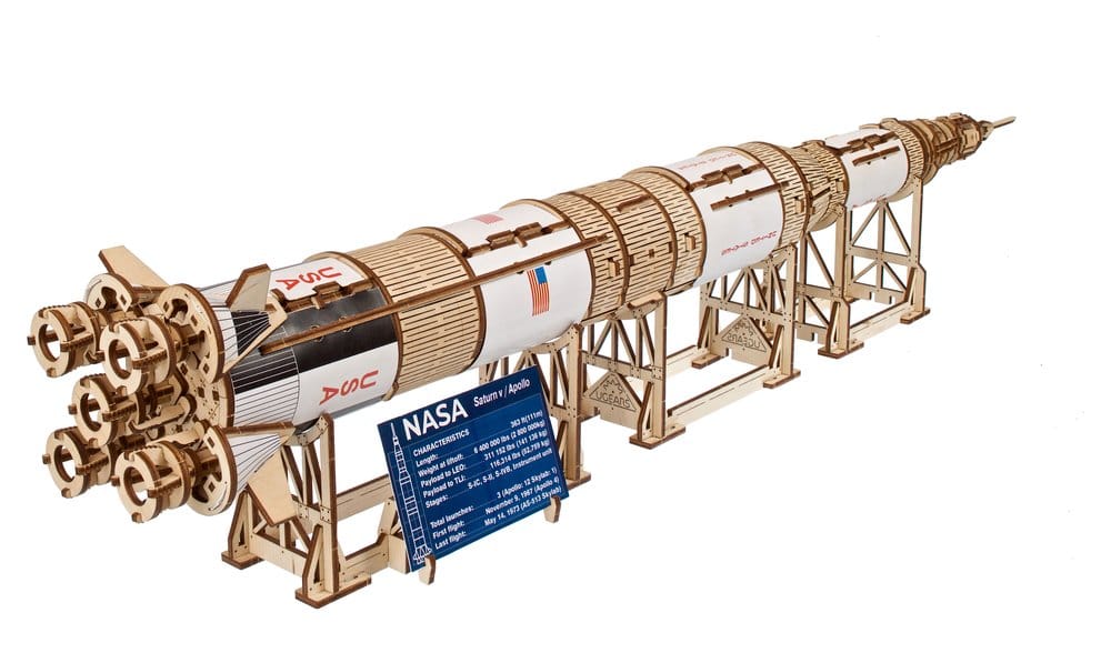 Kit de maqueta de madera NASA Saturn V