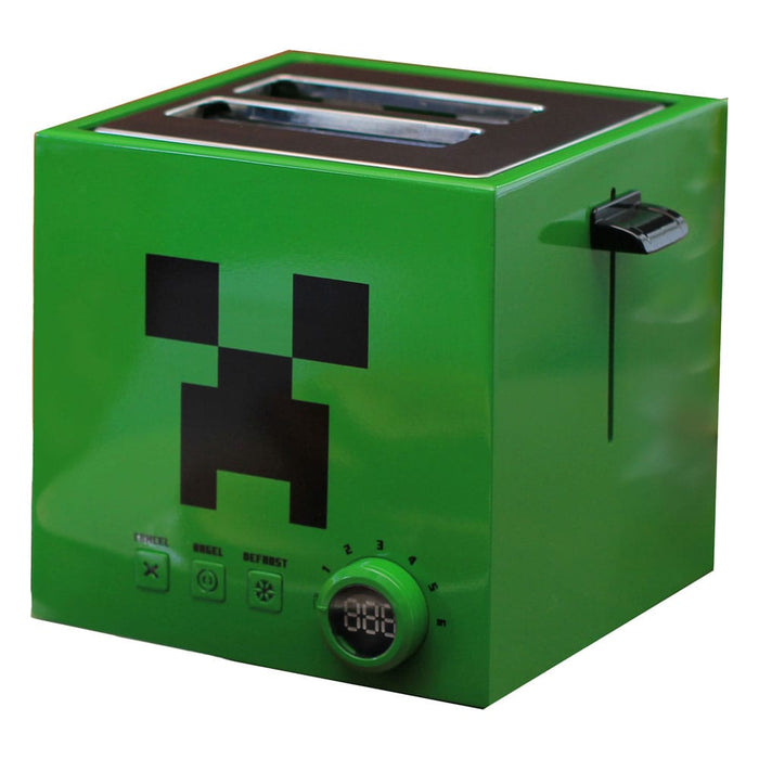 Minecraft Creeper Toaster im Würfel-Design