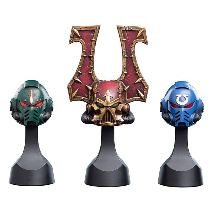 Réplica del casco de los Dark Angels de Warhammer 40.000